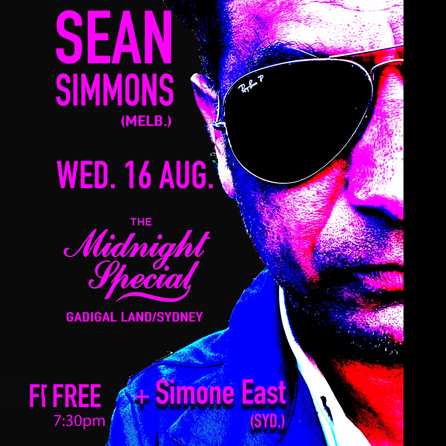 Sean Simmons with special guest Simone East